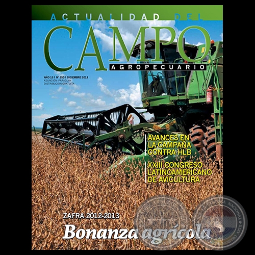 CAMPO AGROPECUARIO - AO 13 - NMERO 150 - DICIEMBRE 2013 - REVISTA DIGITAL