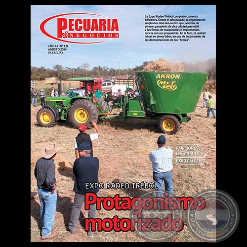 PECUARIA & NEGOCIOS - AO 11 - N 121 - REVISTA AGOSTO 2014 - PARAGUAY