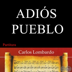 ADIS PUEBLO (Partitura) - GREGORIO CABRERA