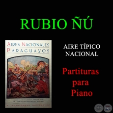 RUBIO  - Partitura para Piano