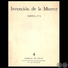 INVENCIN DE LA MUERTE, 1965 - Poemario de JOSEFINA PL