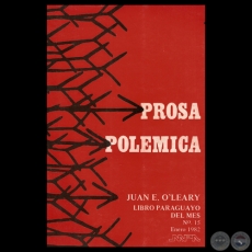 PROSA POLMICA, 1982 - Ensayos de JUAN E. OLEARY