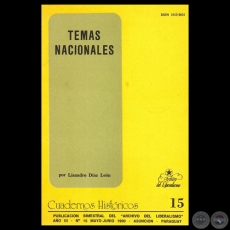 TEMAS NACIONALES, 1990 - Por LISANDRO DAZ LEN