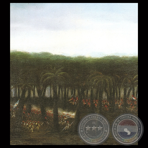 BATALLA DE TUYUT, MAYO 24 DE 1866 - leo sobre tela de CANDIDO LPEZ