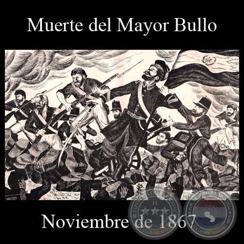 MUERTE DEL MAYOY BULLO - NOVIEMBRE DE 1867 - Dibujo de WALTER BONIFAZI