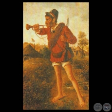 SOLDADO PARAGUAYO, 1870 - Obra de MODESTO GONZLEZ