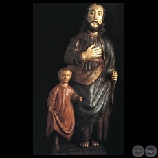 SAN JOS CON EL NIO JESS (St. JOSEPH AND CHILD JESUS) - MUSEO DE ARTE SACRO DEL PARAGUAY 