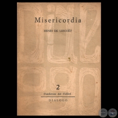 MISERICORDIA - Poemario de HENRI DE LESCOT - Tapa: Grabado de OLGA BLINDER - Ao 1964