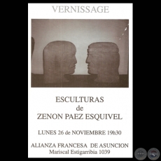 VERNISSAGE, 1987 - ESCULTURAS DE ZENN PEZ ESQUIVEL