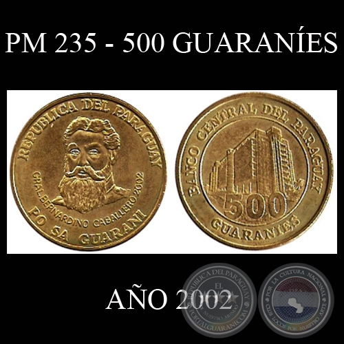 PM 235 - 500 GUARANES  AO 2002