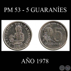 PM 53 - 5 GUARANES  AO 1978