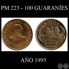 PM 223 - 100 GUARANES  AO 1993