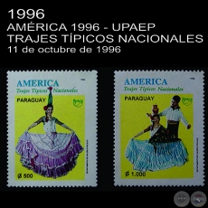 AMRICA 1996 - UPAEP / TRAJES TPICOS