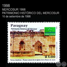 MERCOSUR 1998 - PATRIMONIO HISTRICO