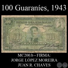 CIEN GUARANES - MC200.b - FIRMA: JORGE LPEZ MOREIRA - JUAN R. CHAVES