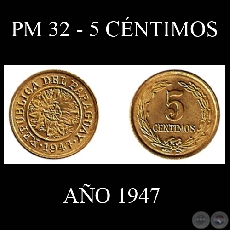 PM 32 - 5 CNTIMOS - AO 1947
